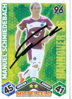 Manuel Schmiedebach  Hannover 96  2010/2011 Match Attax Card orig. signiert 
