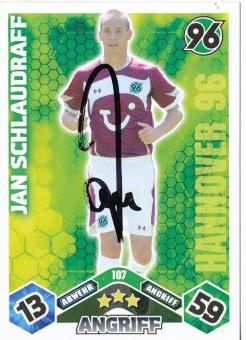 Jan Schlaudraff  Hannover 96  2010/2011 Match Attax Card orig. signiert 