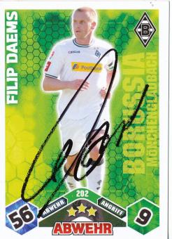 Filip Daems  Borussia Mönchengladbach  2010/2011 Match Attax Card orig. signiert 