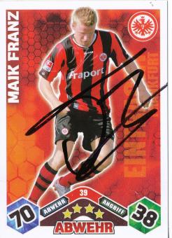 Maik Franz  Eintracht Frankfurt  2010/2011 Match Attax Card orig. signiert 