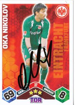 Oka Nikolov  Eintracht Frankfurt  2010/2011 Match Attax Card orig. signiert 