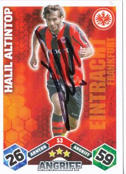 Halil Altintop  Eintracht Frankfurt  2010/2011 Match Attax Card orig. signiert 