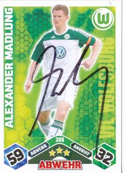 Alexander Madlung  VFL Wolfsburg  2010/2011 Match Attax Card orig. signiert 