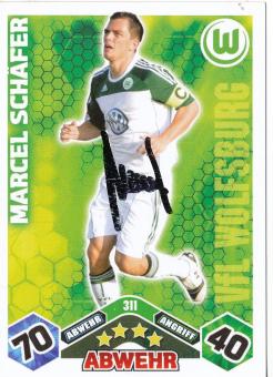 Marcel Schäfer  VFL Wolfsburg  2010/2011 Match Attax Card orig. signiert 