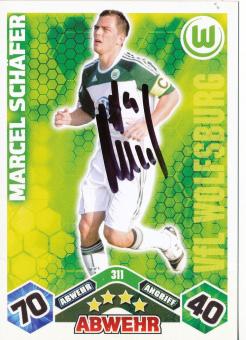 Marcel Schäfer  VFL Wolfsburg  2010/2011 Match Attax Card orig. signiert 