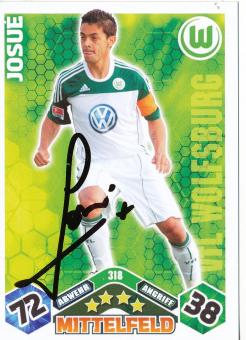 Josue  VFL Wolfsburg  2010/2011 Match Attax Card orig. signiert 