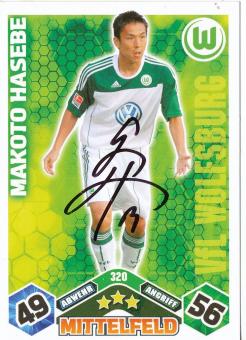 Makoto Hasebe  VFL Wolfsburg  2010/2011 Match Attax Card orig. signiert 