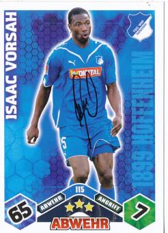Isaac Vorsah  TSG 1899 Hoffenheim  2010/2011 Match Attax Card orig. signiert 