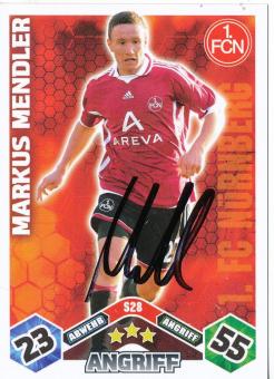 Markus Mendler  FC Nürnberg  2010/2011 Match Attax Card orig. signiert 