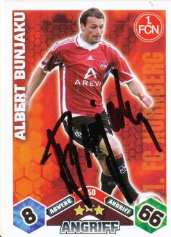 Albert Bunjaku  FC Nürnberg  2010/2011 Match Attax Card orig. signiert 