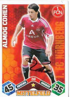Almog Cohen  FC Nürnberg  2010/2011 Match Attax Card orig. signiert 
