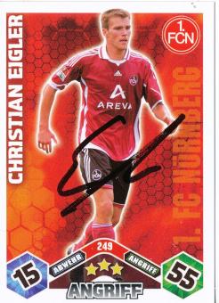 Christian Eigler  FC Nürnberg  2010/2011 Match Attax Card orig. signiert 