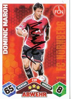 Dominic Maroh  FC Nürnberg  2010/2011 Match Attax Card orig. signiert 
