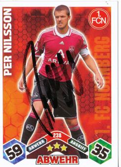 Per Nilsson  FC Nürnberg  2010/2011 Match Attax Card orig. signiert 