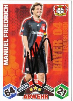 Manuel Friedrich  Bayer 04 Leverkusen  2010/2011 Match Attax Card orig. signiert 