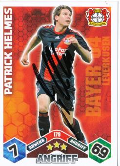 Patrick Helmes  Bayer 04 Leverkusen  2010/2011 Match Attax Card orig. signiert 