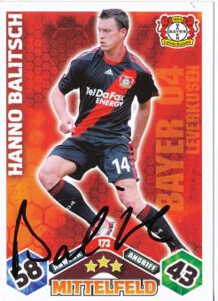 Hanno Balitsch  Bayer 04 Leverkusen  2010/2011 Match Attax Card orig. signiert 