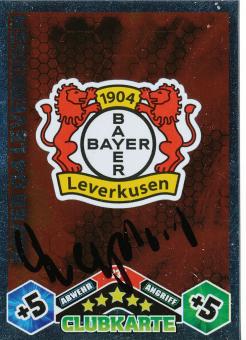 Jupp Heynckes  Bayer 04 Leverkusen  2010/2011 Match Attax Card orig. signiert 