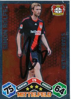 Simon Rolfes  Bayer 04 Leverkusen  2010/2011 Match Attax Card orig. signiert 