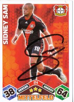 Sidney Sam  Bayer 04 Leverkusen  2010/2011 Match Attax Card orig. signiert 