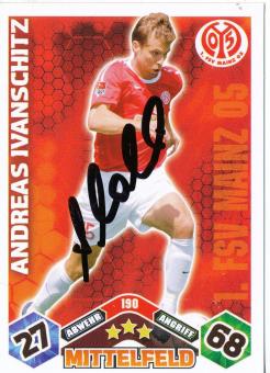 Andreas Ivanschitz  FSV Mainz 05  2010/2011 Match Attax Card orig. signiert 