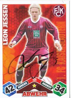 Leo Jessen  FC Kaiserslautern  2010/2011 Match Attax Card orig. signiert 