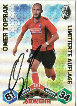 Ömer Toprak  SC Freiburg  2010/2011 Match Attax Card orig. signiert 