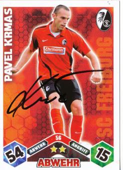 Pavel Krmas  SC Freiburg  2010/2011 Match Attax Card orig. signiert 