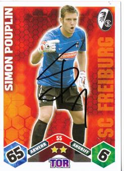 Simon Pouplin  SC Freiburg  2010/2011 Match Attax Card orig. signiert 