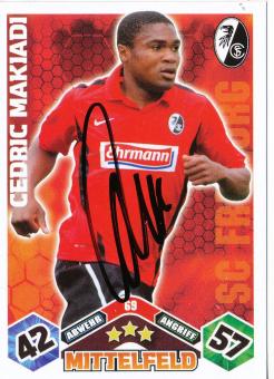 Cedric Makiadi  SC Freiburg  2010/2011 Match Attax Card orig. signiert 