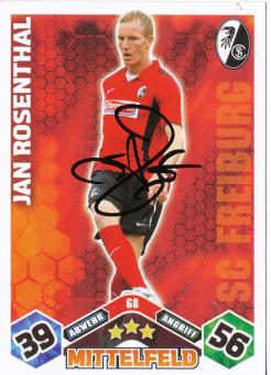 Jan Rosenthal  SC Freiburg  2010/2011 Match Attax Card orig. signiert 