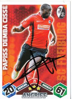 Papiss Demba Cisse  SC Freiburg  2010/2011 Match Attax Card orig. signiert 