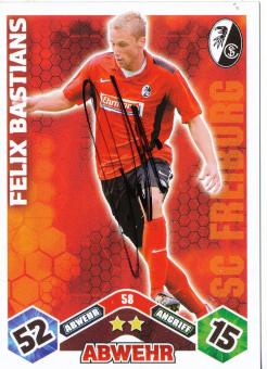 Felix Bastians  SC Freiburg  2010/2011 Match Attax Card orig. signiert 