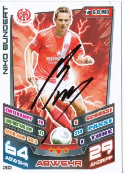 Niko Bungert  FSV Mainz 05   2013/2014 Match Attax Card orig. signiert 