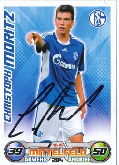 Christoph Moritz   FC Schalke 04  2009/2010 Match Attax Card orig. signiert 