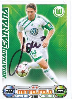 Jonathan Santana  VFL Wolfsburg  2009/2010 Match Attax Card orig. signiert 