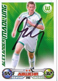 Alexander Madlung  VFL Wolfsburg  2009/2010 Match Attax Card orig. signiert 