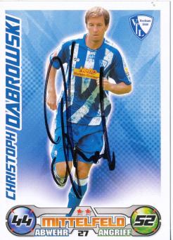 Christoph Dabrowski  VFL Bochum  2009/2010 Match Attax Card orig. signiert 