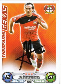 Theofanis Gekas  Bayer 04 Leverkusen  2009/2010 Match Attax Card orig. signiert 