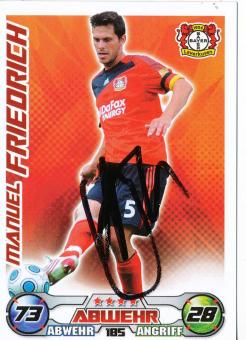 Manuel Friedrich  Bayer 04 Leverkusen  2009/2010 Match Attax Card orig. signiert 
