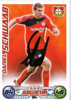 Daniel Schwaab  Bayer 04 Leverkusen  2009/2010 Match Attax Card orig. signiert 
