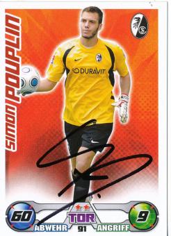 Simon Pouplin  SC Freiburg  2009/2010 Match Attax Card orig. signiert 
