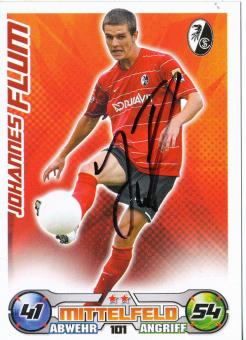 Johannes Flum  SC Freiburg  2009/2010 Match Attax Card orig. signiert 