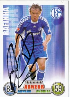 Rafinha  FC Schalke 04    2008/2009 Match Attax Card orig. signiert 