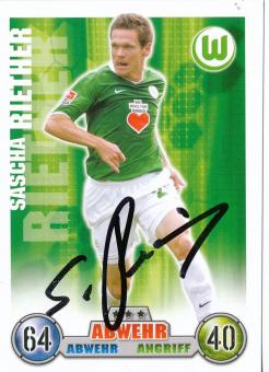 Sascha Riether  VFL Wolfsburg    2008/2009 Match Attax Card orig. signiert 