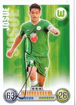 Josue  VFL Wolfsburg    2008/2009 Match Attax Card orig. signiert 