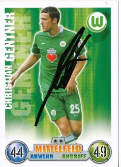 Christian Gentner  VFL Wolfsburg    2008/2009 Match Attax Card orig. signiert 