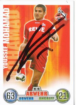 Youssef Mohamad  FC Köln    2008/2009 Match Attax Card orig. signiert 