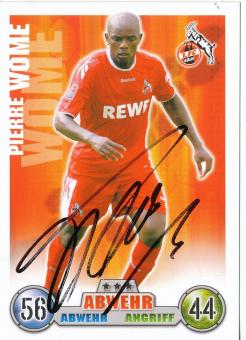 Pierre Wome   FC Köln    2008/2009 Match Attax Card orig. signiert 