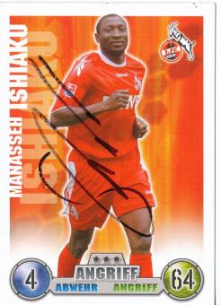 Manasseh Ishiaku   FC Köln    2008/2009 Match Attax Card orig. signiert 